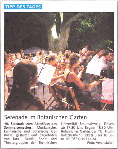 Tipp des Tages (Serenade)